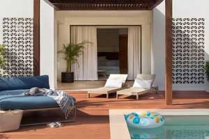 Junior Suites with private pools at Finest Playa Mujeres